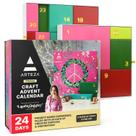 Calendário Craft Advent ARTEZA 2024 com glitter, argila e kits