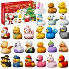 Calendario de Adviento con Patitos de Hule DREACAREFT 2025 con 24 Juguetes para el Baño