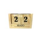 Calendário De Cuboa Pinus Que desmonta Para Decoração varias Formas De Usar