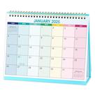 Calendário de mesa Artfan 2025 JAN - DEC com papel grosso 25x21cm