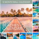 Calendário de parede 2026 Beaches Eterna Goods 30x30cm
