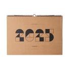 Calendario de Parede A3 Ciceros 2025 Kraft