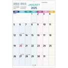 Calendário de Parede BowCuk 2025 - Impressão Grande (37x58cm) com Fases da Lua
