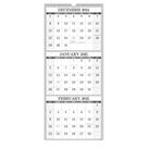 Calendário de parede Feteulo 2025 Display vertical de 3 meses