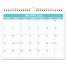 Calendário de parede Nokingo 2025-2026 18 meses 8,5x11 pol