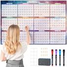 Calendário de parede Ospelelf 2025-2026 Anual 32x48cm laminado