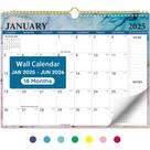 Calendário de parede Taja 2025 de janeiro a junho de 18 meses 37x29cm