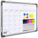 Calendário de quadro branco ABERLLS 41x30 cm magnético frente e verso