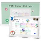 Calendário Digital Bsimb 10,1" com Tela Touch para Planejamento Familiar
