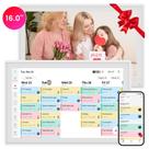 Calendário Digital Inteligente Anyuse 16" com Tela Sensível ao Toque e Sincronização