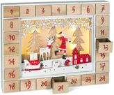 Calendário do Advento BRUBAKER Papai Noel na Floresta LED