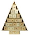 Calendário do Advento Creative Hobbies Árvore de Natal de 50 cm com 24 gavetas