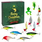 Calendário do Advento da Pesca PARSUP 2024-12 dias, presente de Natal