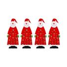 Calendário Do Advento De Natal Em Feltro Com Papai Noel, Decoração De Parede Para Contagem Calendário Do Advento De Natal Em Feltro Com Papai Noel, Decoração De Parede Para Contagem