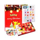 Calendário Do Advento De Natal Kawaii Pikachu Pokemon Com 24 Figuras De Anime, Brinquedos Para