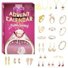 Calendário do Advento Eforcase 2022 para mulheres e crianças com 24 joias Calendário do Advento Eforcase 2022 para mulheres e crianças com 24 joias