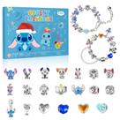 Calendário do Advento iMiibel 2024 para meninas com 2 pulseiras e 22 miçangas
