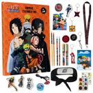 Calendário do Advento Naruto 2024 para crianças, meninos e meninas, com bandana