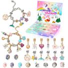 Calendário do Advento Rodilko Unicorn 2024 com 2 pulseiras DIY