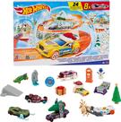 Calendário do Advento Toy Cars Hot Wheels 2024 com 8 veículos