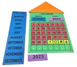 Calendário em inglês painel para sala de aula Calendário em inglês painel para sala de aula