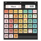 Calendário: gráfico de bolso EAMAY Rainbow Colorful para crianças