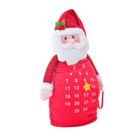 Calendário Papai Noel Marcador em Poliéster 60 cm Decoração de Natal Calendário Papai Noel Marcador em Poliéster 60 cm Decoração de Natal