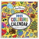 Calendário para colorir infantil Tiny Expressions 2025 com atividades