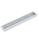 Calha Atela SOB/EMB Forro-Perfil T 62cm Ret 2xT8 Aletada Bca