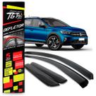 Calha Chuva Defletor Defletor Vw Nivus Fumê 100% Acrílico