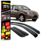 Calha Chuva Defletor Inteiriça Slim Celta Prisma 4 Portas 2006 2007 2008 2009 2010 2011 2012 Fumê