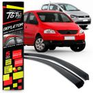 Calha Chuva Defletor Slim Fox 2 Portas 2004 2005 2006 2007 2008 2009 2010 2011 2012 2013 2014 Fumê
