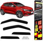 Calha Chuva Defletor TG Poli Fiat Argo 2017 2018 2019 2020 2021 2022 2023 2024 2025 - 4 Portas