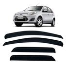 Calha de Chuva 4 Portas Ford Fiesta Hatch e Sedan 2002 até 2014