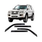 Calha De Chuva Defletor Pajero Sport 2000 Até 2011 4 Portas Ecoflex