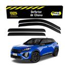 Calha de Chuva Defletor Peugeot 2008 - 2024/2025/2026 4 Portas Preto Ecoflex - 11016A