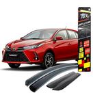 Calha de Chuva Defletor Slim Inteiriça Toyota Yaris Hatch 4 Portas 2018 a 2025 Tg.Poli (27.012)