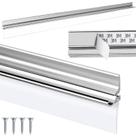 Calha de gotejamento para porta de chuveiro BSFRNF 76 cm cromada, reposição