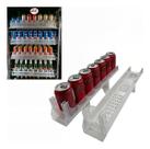 Calha Freezer Para Latas E Garrafas Orgganizadora De freezer Vertical Auto-Serviço
