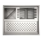 Calha Quadrada Varanda De Inox Escorredor 48 cm Pia