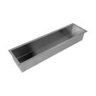 Calha Seca Embutir Sobrepor Porta Temperos em Aço Inox 304 para Cuba de Cozinha