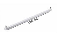 Calha simples em aluminio para uma lampada de 120cm