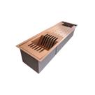 Calha Úmida Gourmet Escorredor de Cozinha 60x19 Aço Inox Rose Gold Fosco
