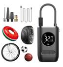 Calibrador Compressor De Ar Portátil Recarregável Enche Pneu de Carro Moto Bola