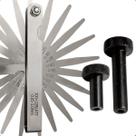 Calibre Folga 22 Lãminas Para Regulagem Valvulas Com regulador Regulador Curto Longo Cabeça de 3mm quadrada Ideal Carro Motos