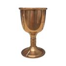 Cálice Para Ritual em Alumínio Pintado Cobreado 14cm 200 ml