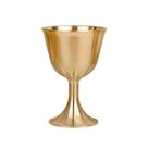 Cálice Taça Importado Dourada Vintage Simples Grande