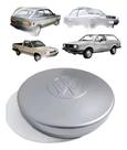 Calota 1 Peça Central Roda Aço Vw Gol Cl Aro 13 82/95 Prata