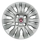 Calota Aro 13 097CB-PTA + Emblema Alumínio Fiat V
