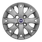 Calota Aro 13 158CB-PTA + Emblema Alumínio Fiat A Calota Aro 13 158CB-PTA + Emblema Alumínio Fiat A